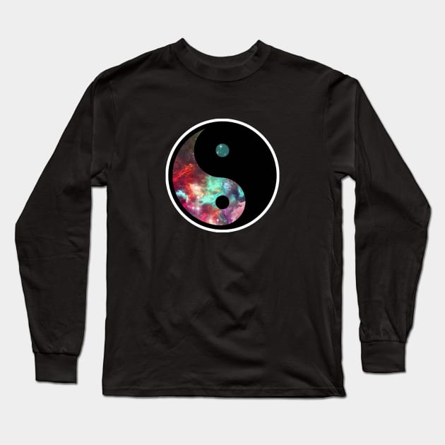 Yin Yang2 Long Sleeve T-Shirt by jjsealion